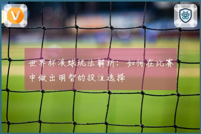 世界杯滚球玩法解析：如何在比赛中做出明智的投注选择