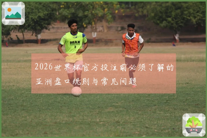 2026世界杯官方投注前必须了解的亚洲盘口规则与常见问题